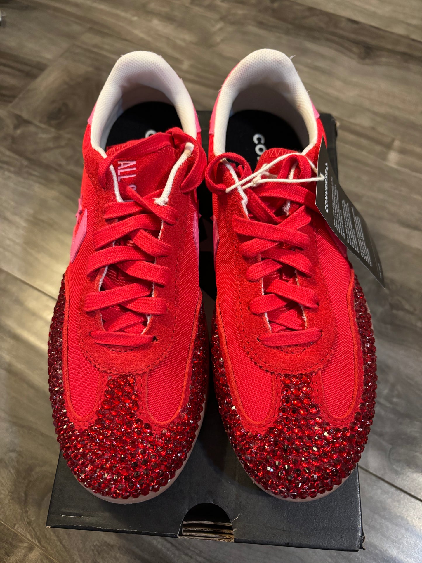 Converse Red/Pink/EGRET-Custom made!