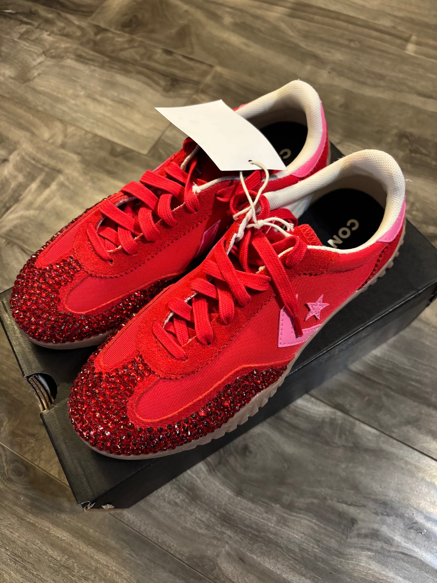 Converse Red/Pink/EGRET-Custom made!